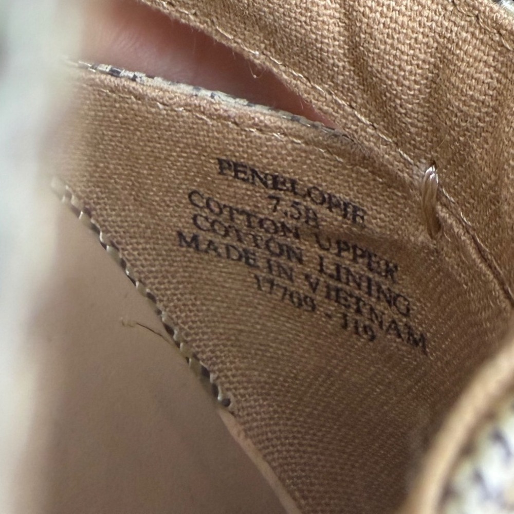 Lauren Ralph Lauren Penelope Espadrille Wedges Women 7.5B Gold Metallic Boho - Picture 7 of 11